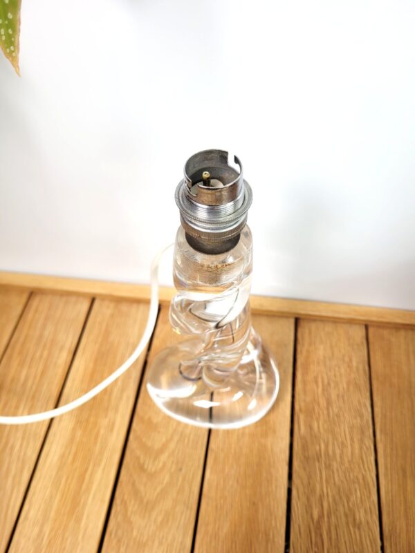 Pied de lampe cristal twiste 1960 05