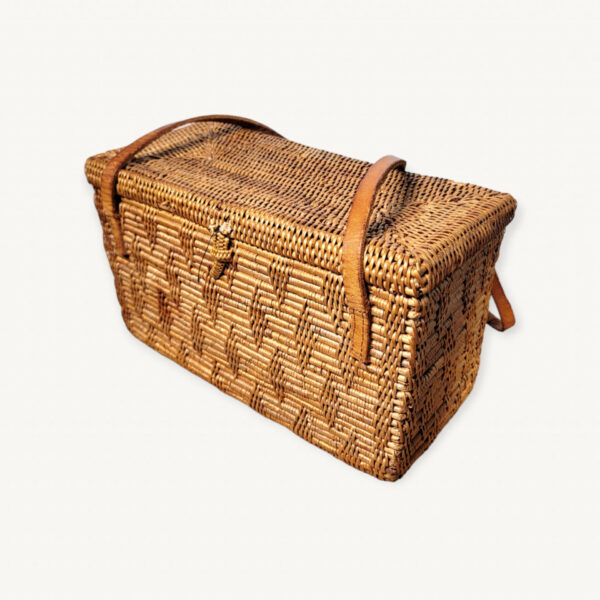 Sac panier en vannerie rotin 01