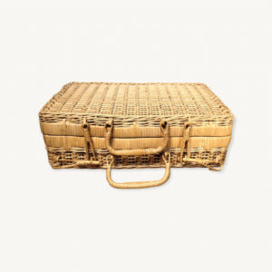 Valisette mallette rotin 1960 01