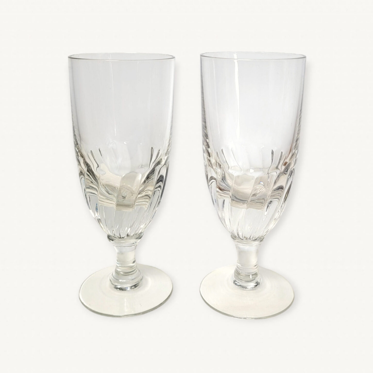 Paire De Verres Absinthe Ancien Coucou Retro