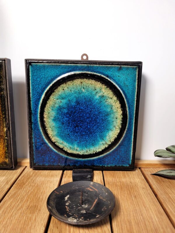 Paire d'appliques bougeoirs scandinave par Konrad Galaaen 1960 07