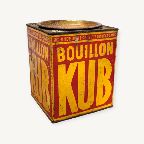 Boîte de bouillon Kub vintage 01