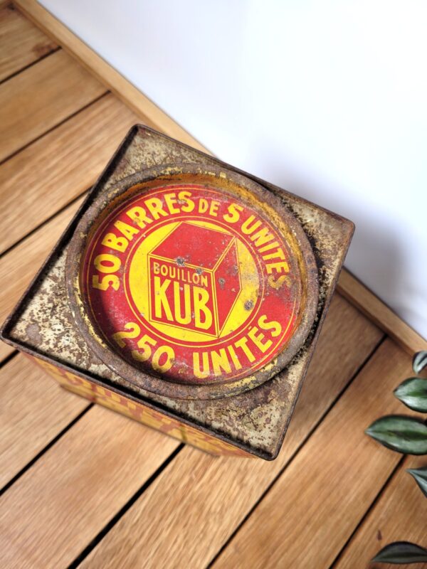 Boîte de bouillon Kub vintage 03