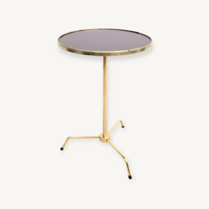Guéridon tripode vintage table d'appoint 1970 01
