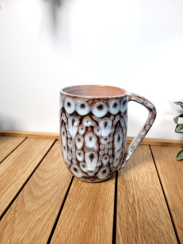 Set paire de mugs et bol vintage en céramique 70s 07