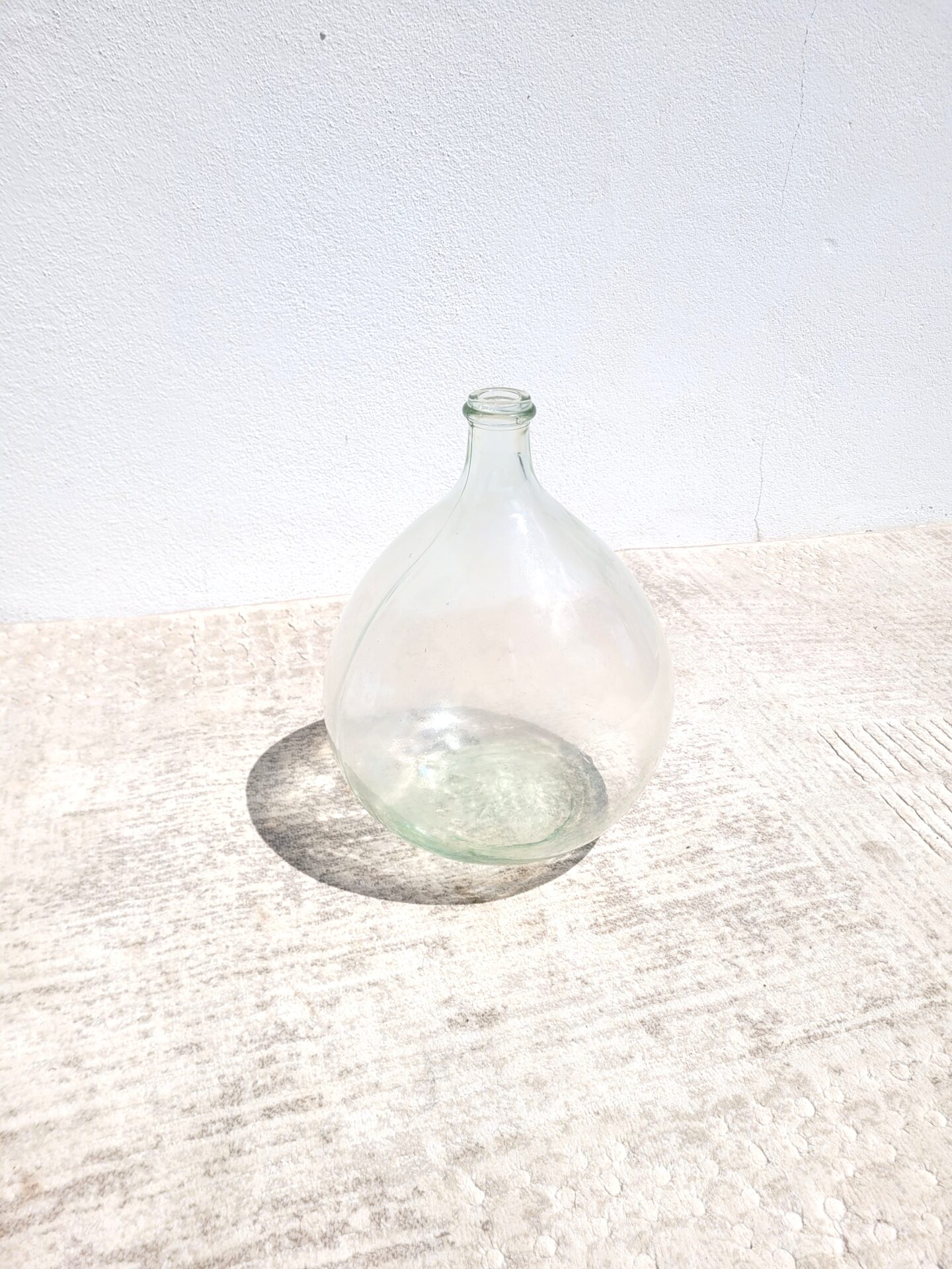 Dame jeanne ou bonbonne ancienne 10L verte 04