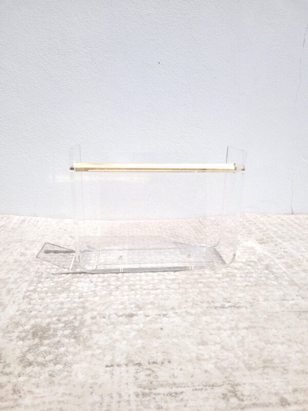 Porte revues D Lange 1980 en plexiglas 06
