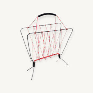 Porte revues scoubidou 1960 rouge 01