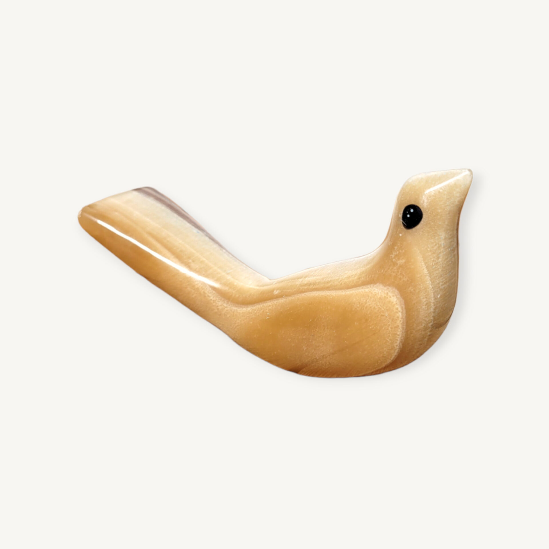 Presse papier oiseau en onyx 01