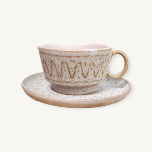 Tasse et soucoupe Jean Austruy à Vallauris 01