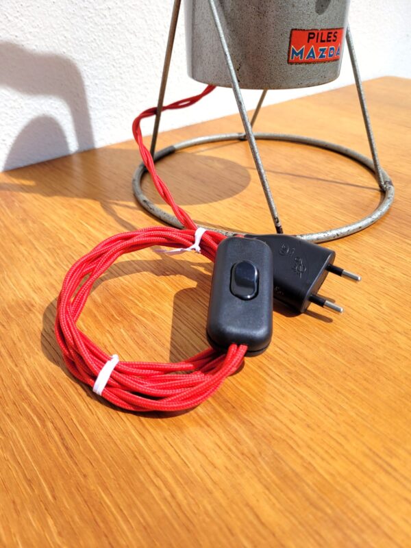 Lampe vintage baladeuse Mazda Cipel 05