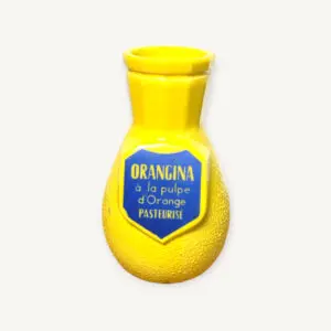 Pots à pailles Orangina en opaline 01