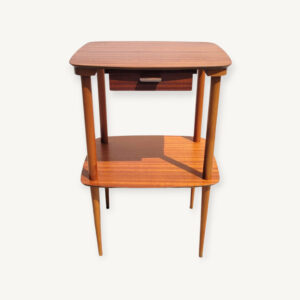 Table d'appoint vintage 1950 sellette ou guéridon 01
