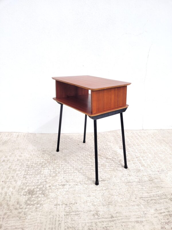 Table de chevet vintage 1960 1 niche 07