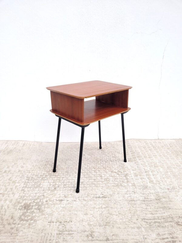 Table de chevet vintage 1960 1 niche 08