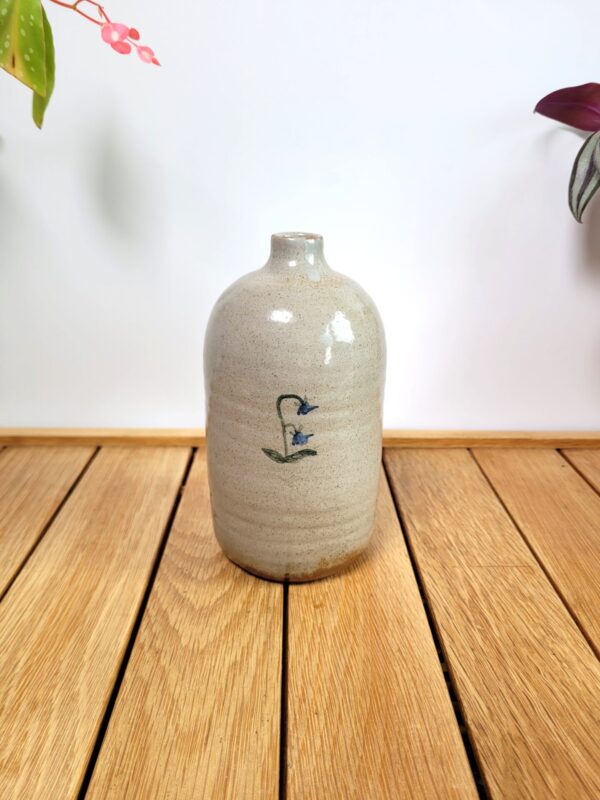 Vase soliflore artisanal en terre cuite vernissée 06
