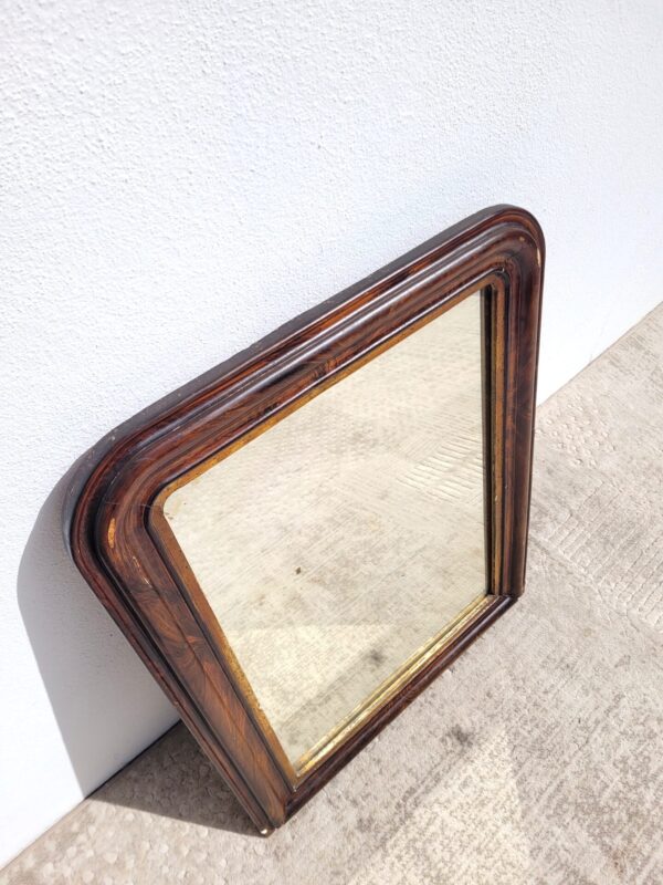 Miroir ancien style Louis Philippe 51x67cm 02