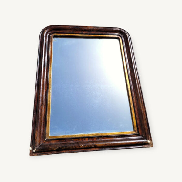 Miroir ancien style Louis Philippe 51x67cm 07