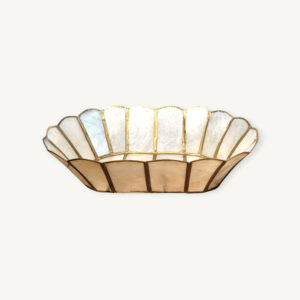 Corbeille en nacre et laiton 06