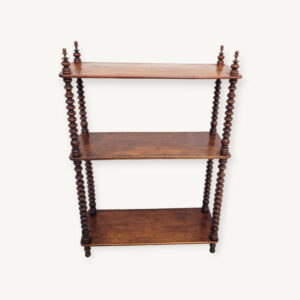 Étagère XIX° à chapelet en noyer 11