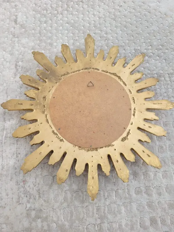 Miroir soleil vintage œil de sorcière 1980 05