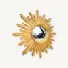 Miroir soleil vintage œil de sorcière 1980 06