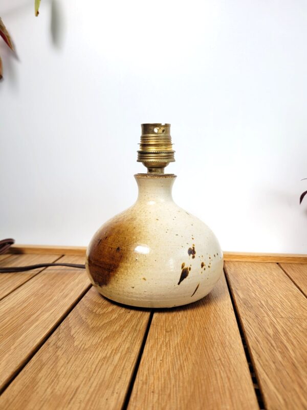 Pied de lampe vintage en céramique 02