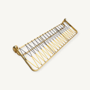 Porte manteaux vestiaire en aluminium doré 06