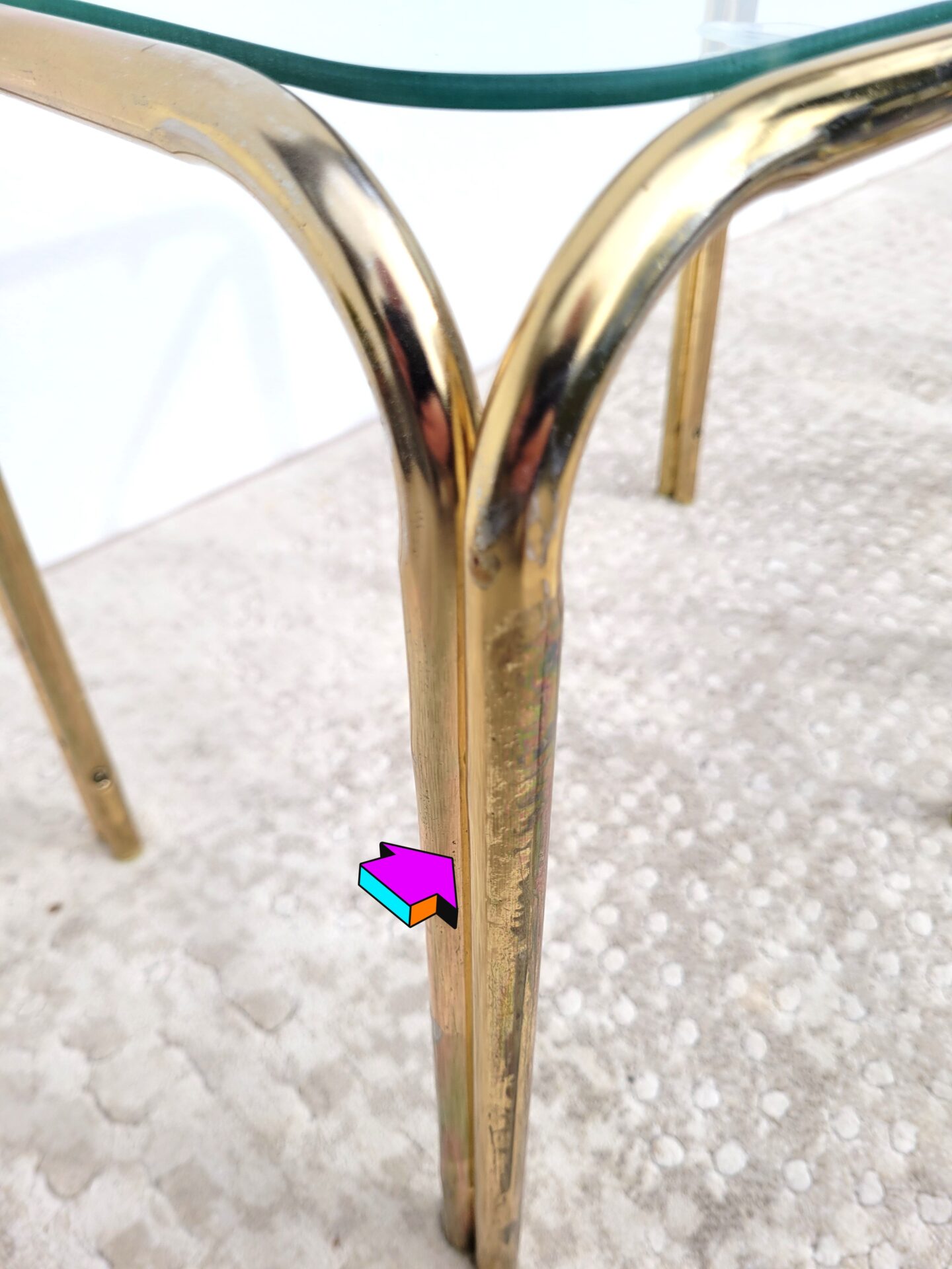 Tables basses gigognes dorées 06