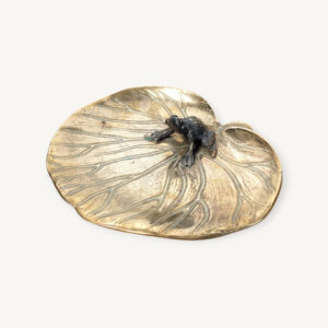 Vide poche nénuphar en laiton 06