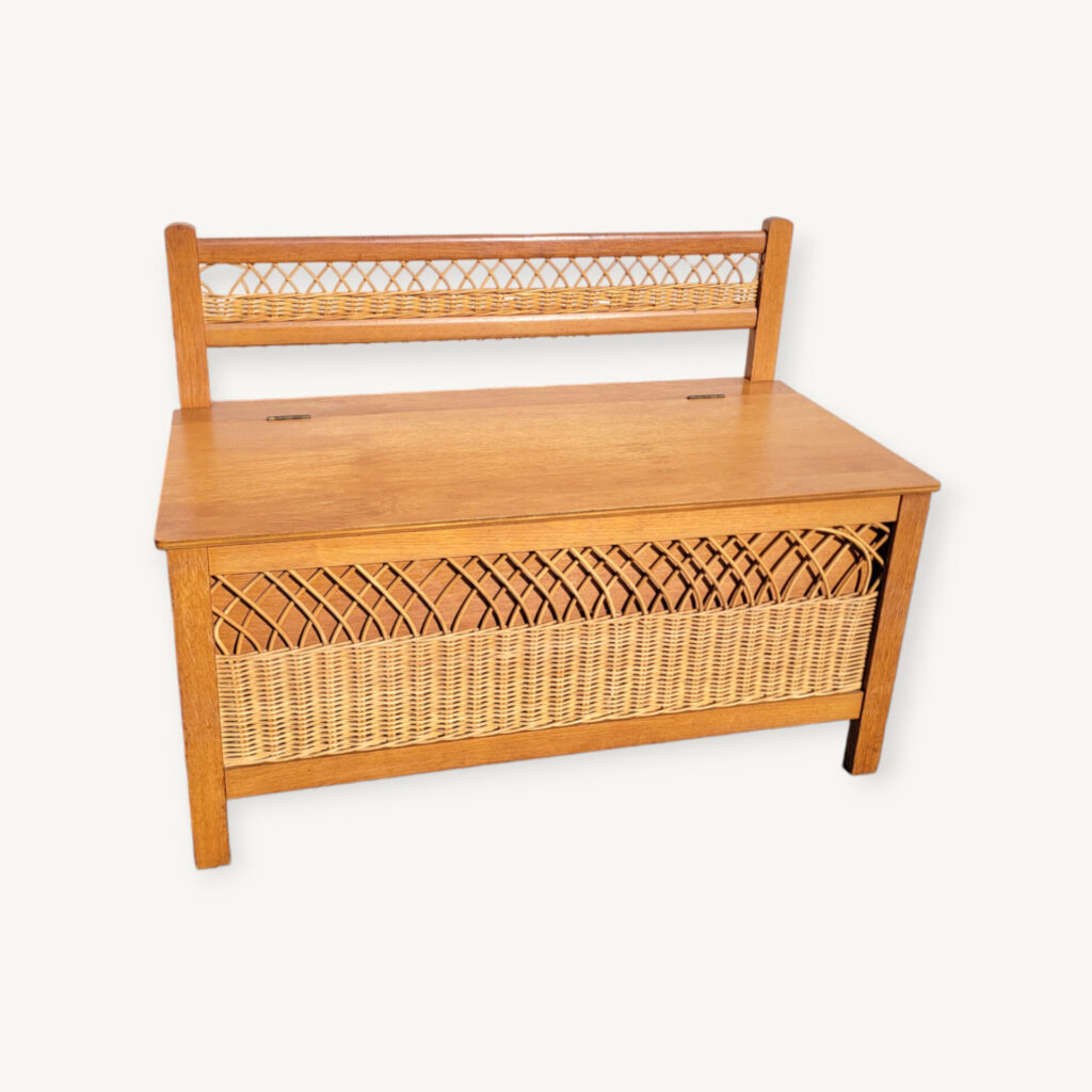 Banc-coffre Iceland La Redoute - 120x40x43 Cm - Noir - Très Bon état