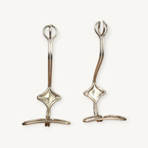 Paire de patères vintages porte manteaux 06