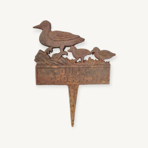 Panneau fonte traversée de canards 05