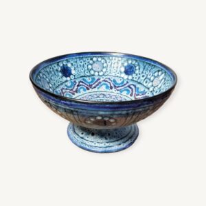 Grande coupe en céramique par Danuta le Hénaff 06