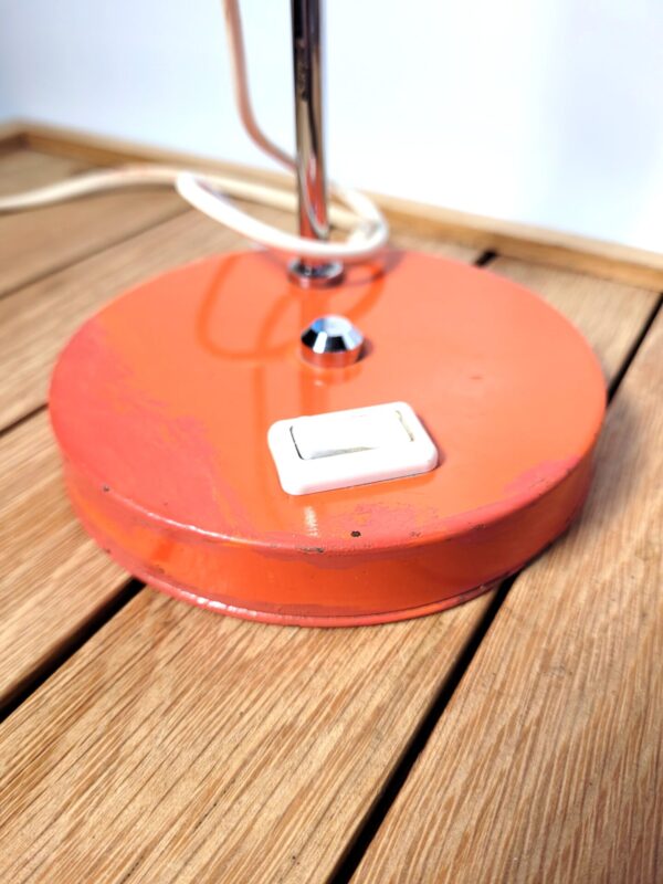 Lampe eyeball vintage 70s orange space age 03