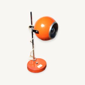 Lampe eyeball vintage 70s orange space age 08