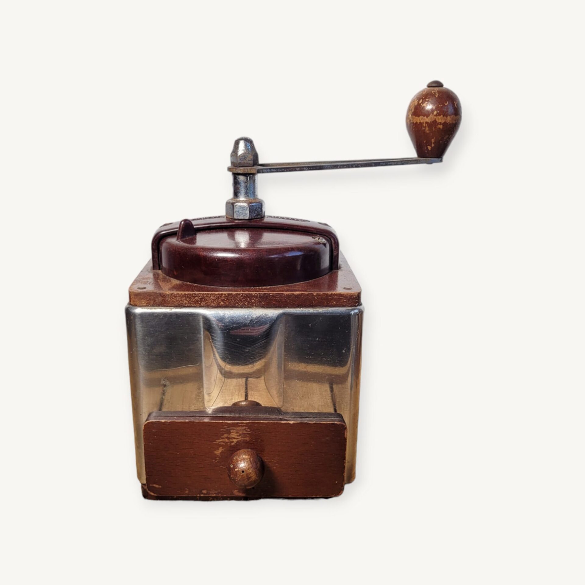 Moulin à café ancien Peugeot Frères bakélite 07