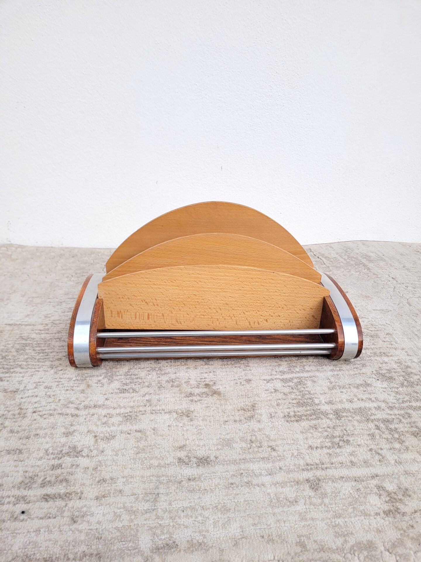 Organisateur de bureau vintage porte courriers 01