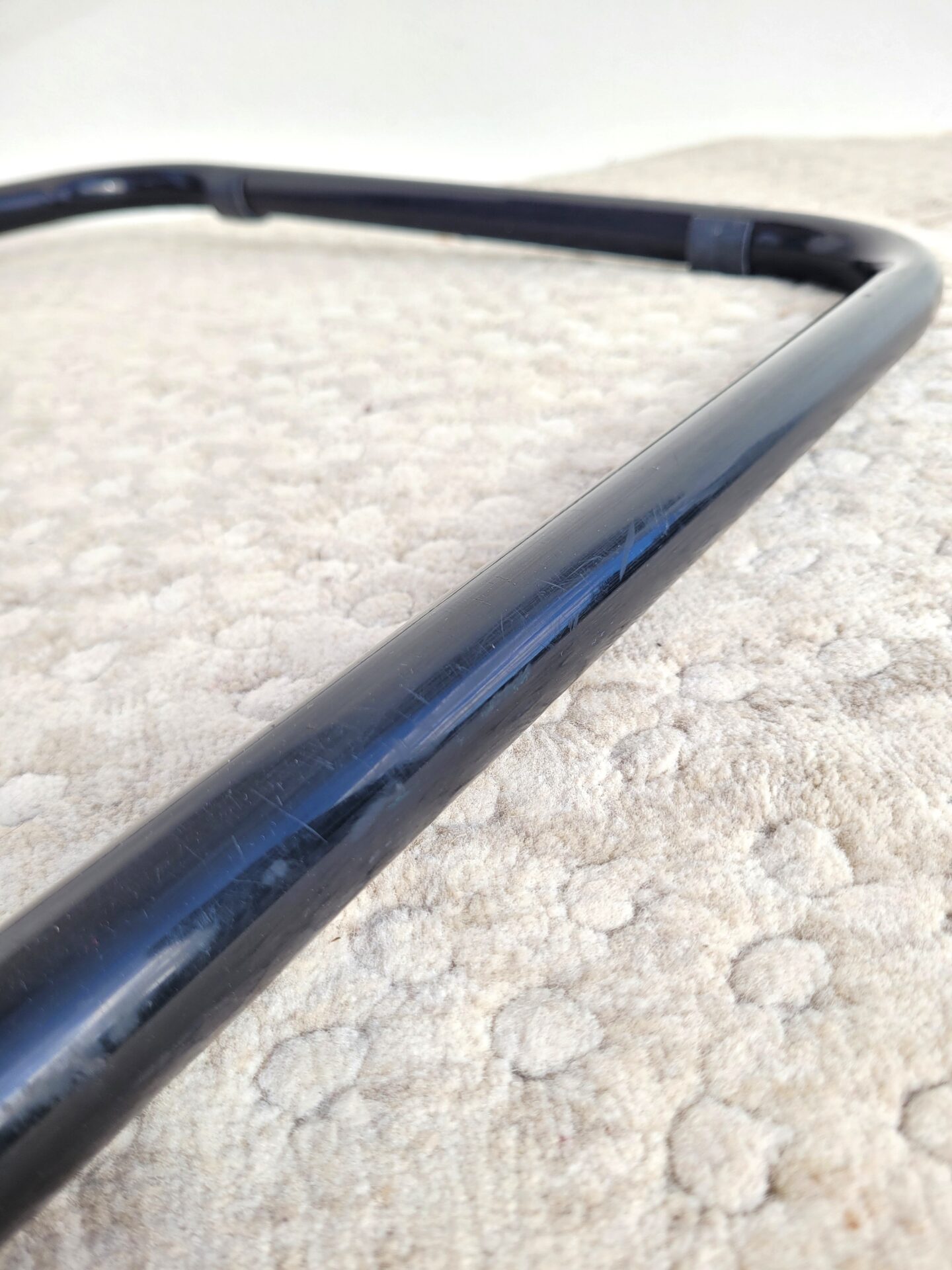 Chaise vintage cannée type Cesca noire 08