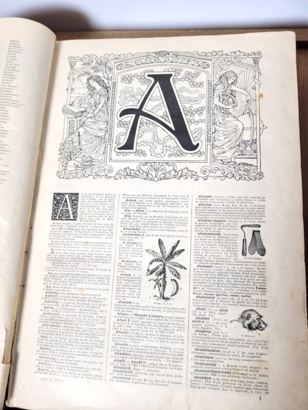 Dictionnaire ancien Larousse encyclopédie 2 tomes 05