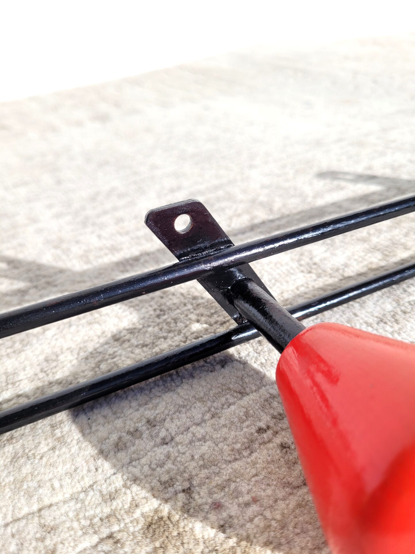 Porte manteaux murale vintage boules colorées 60s 05