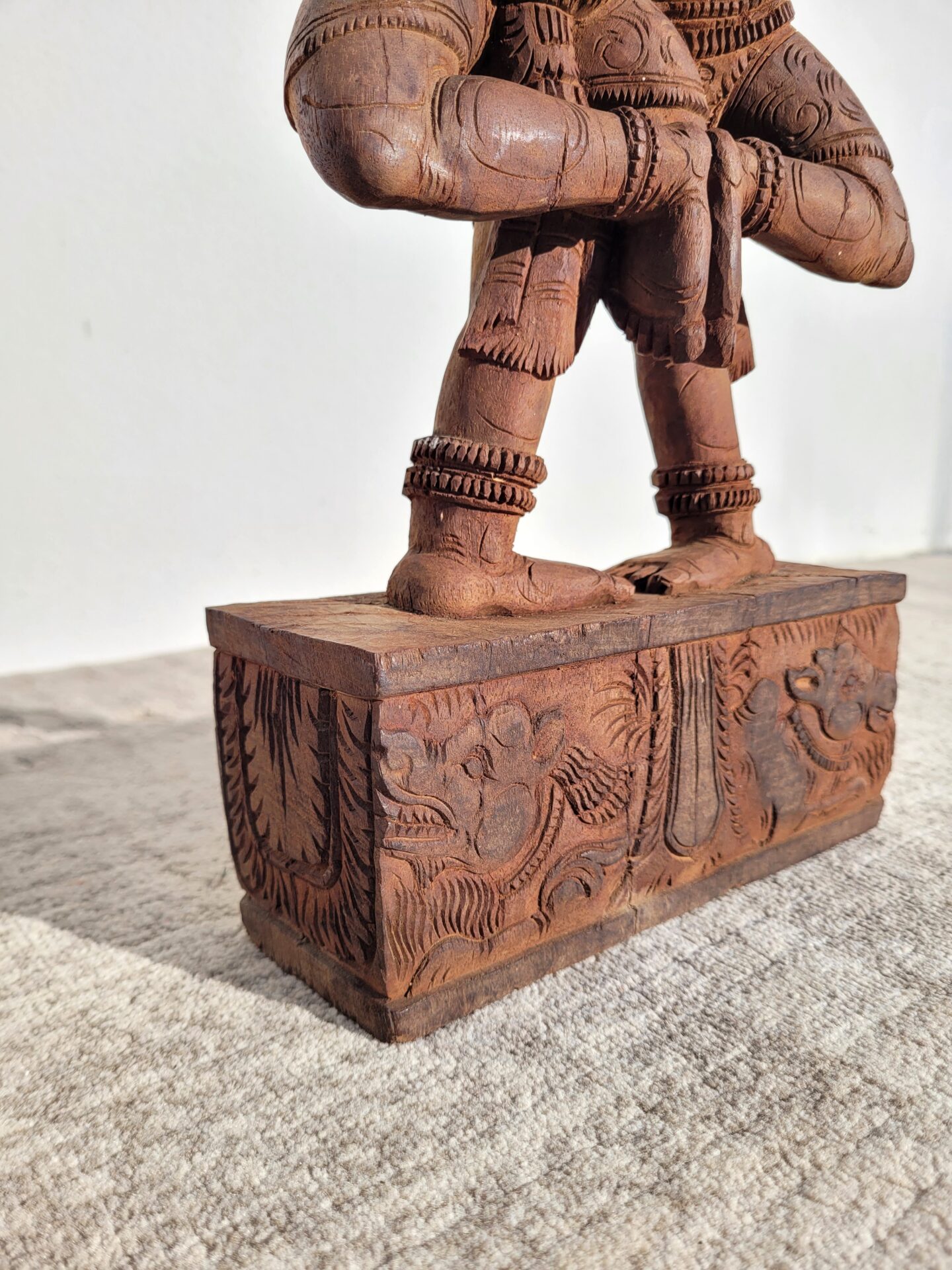 Statuette 45cm Inde Divinité Hindoue haut relief 06