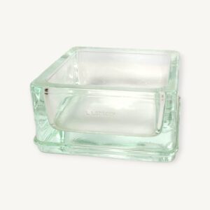 Cendrier vintage Lumax pavé de verre 1970 05