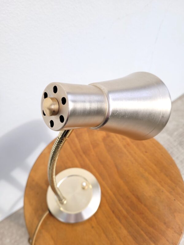 Lampe flexible doré vintage 03