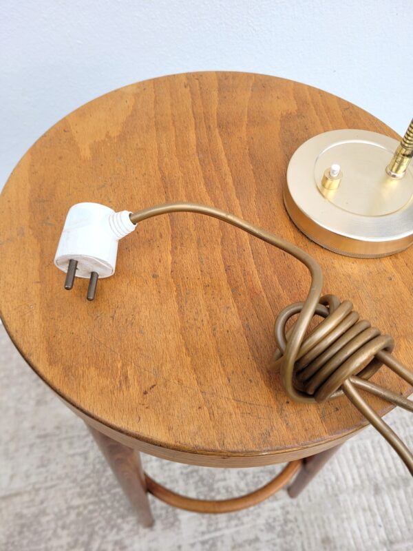 Lampe flexible doré vintage 05