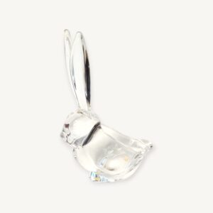 Grand lapin vide poche en cristal de Vannes 06