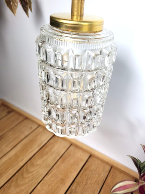 Lampe baladeuse verre vintage 70s 02