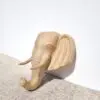 Tête d'éléphant en papier mâché 02