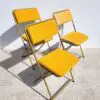Lot de 3 chaises pliantes vintages Lafuma Chantazur 01