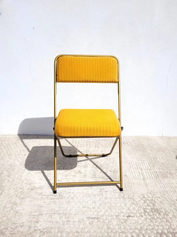 Lot de 3 chaises pliantes vintages Lafuma Chantazur 02